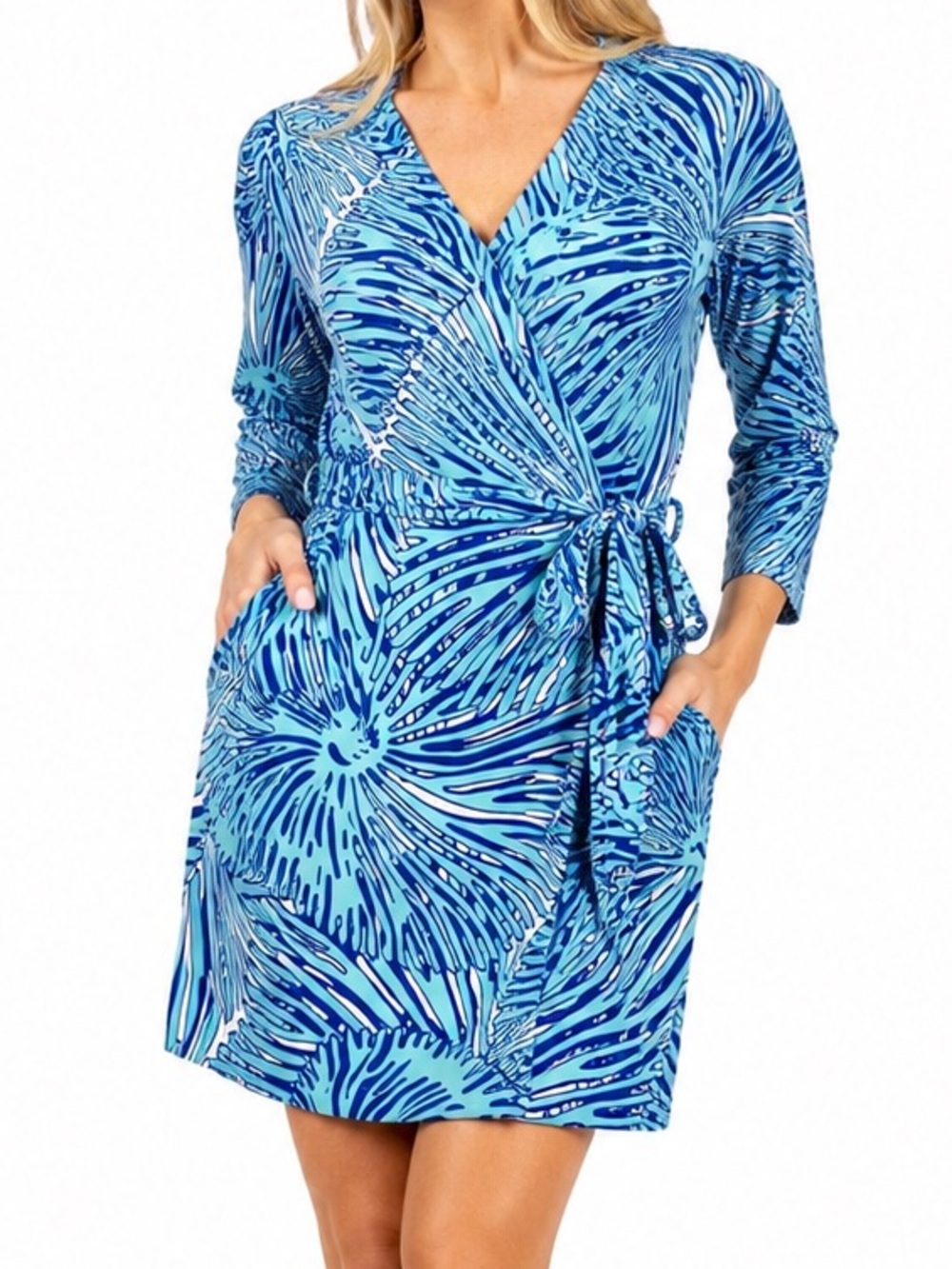 La Mer Luxe wrap dress